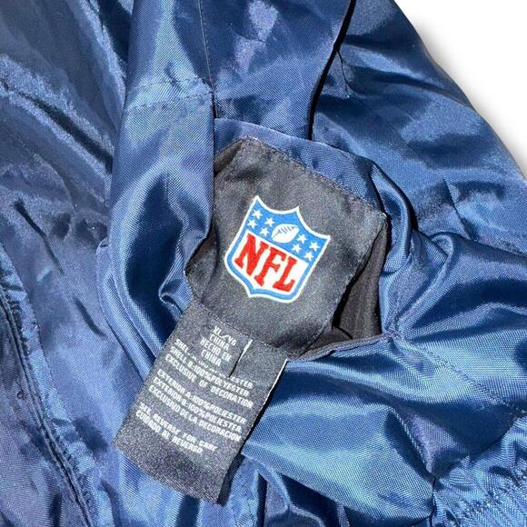 Rare! Vintage NFL Dallas Cowboys Reversible Jacket Men XL Fleece Y2K Star Logo - Picture 6 of 12